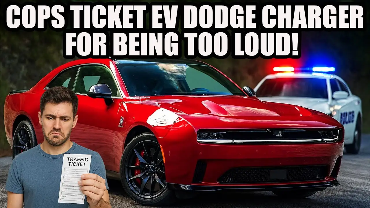 POLICE TICKET DODGE DAYTONA EV FOR LOUD EXHAUST, THIS IS HILARIOUS!