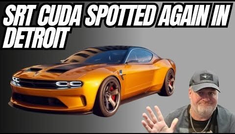SRT CUDA Spotted Again In Detroit, When Can You Expect An Announcement
