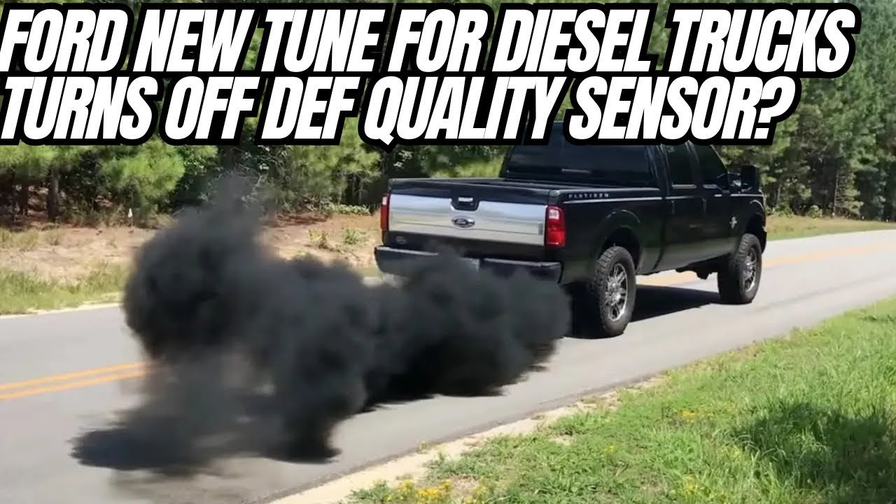 Ford News DEF Tune Recommended By EPA Turns Off Diesel DEF Sensors?