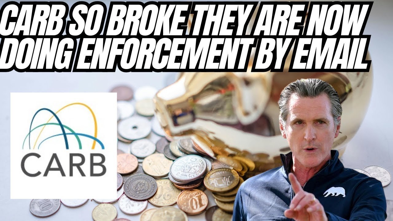 CARB So Broke They Are Now Sending Enforcement Actions By Email. Funding Gone. I Bring Receipts