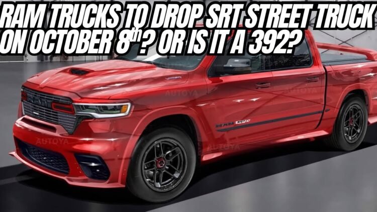 Ram Trucks Dropping Ram Street Truck October 8? Or Is It The 392?