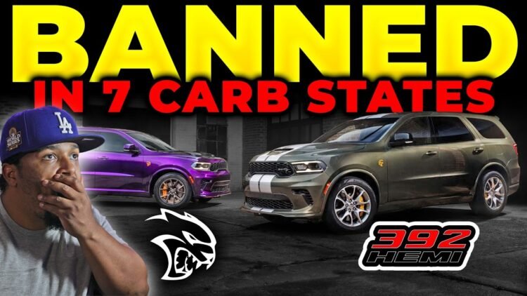 2026 Durango Hellcat NOW AVAILABLE for Order in THESE 10 CARB STATES!