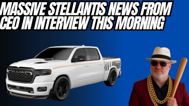 Massive Stellantis News CEO Talks To Media, Plants Closing?