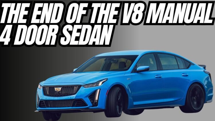 End Of The V8 Manual Sedan Cadillac CT5 Blackwing Is Over