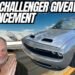 Dodge Challenger Giveaway Announcement