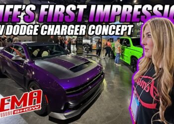 DODGE CHARGER CONCEPT AT SEMA! WIFE SHARES HER THOUGHTS TOO!
