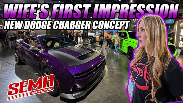 DODGE CHARGER CONCEPT AT SEMA! WIFE SHARES HER THOUGHTS TOO!