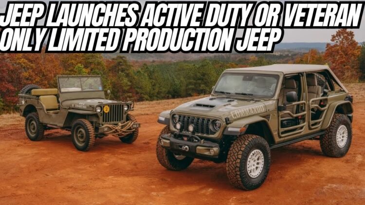 Jeep Unveils Exclusive Veterans Day Vehicle for Active Duty and Retired Military