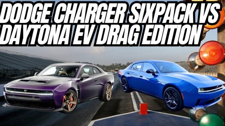 Dodge Charger Daytona EV vs SixPack Scat Pack: Drag Race Review and Track Impressions