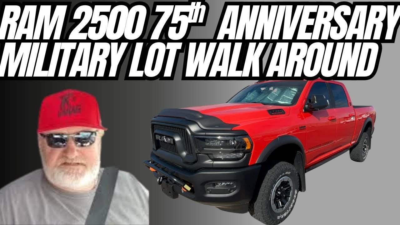 2021 Ram 2500 Power Wagon 75th Anniversary Highlights Military Lot Finds
