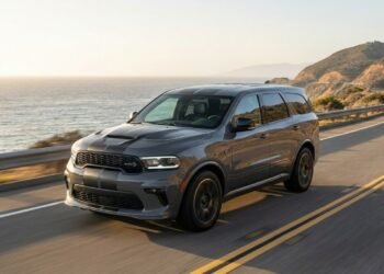 Dodge Durango Hellcat Rolling Shot California Highway