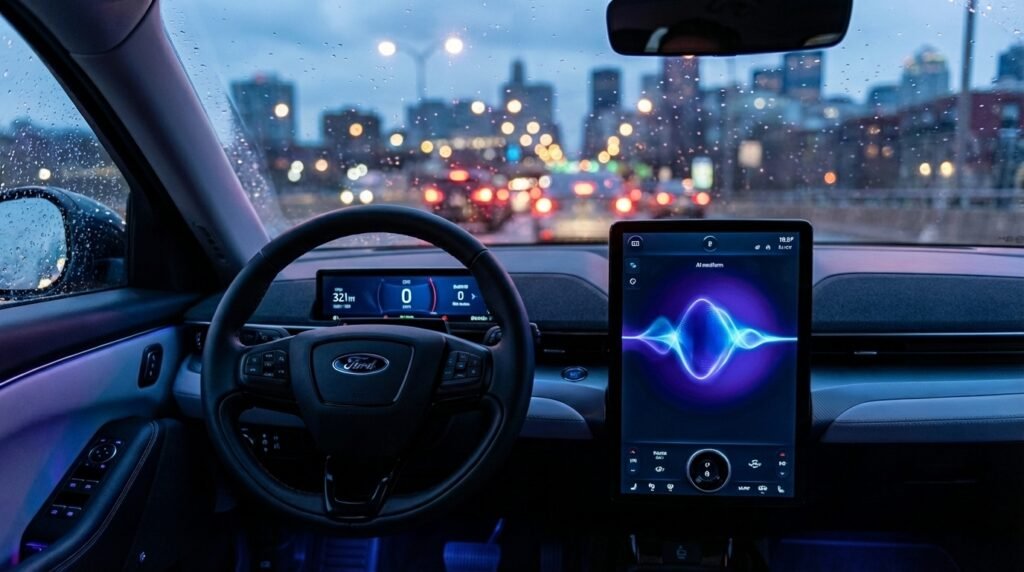 Ford In-Car AI Dashboard Interface