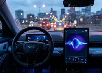 Ford In-Car AI Dashboard Interface
