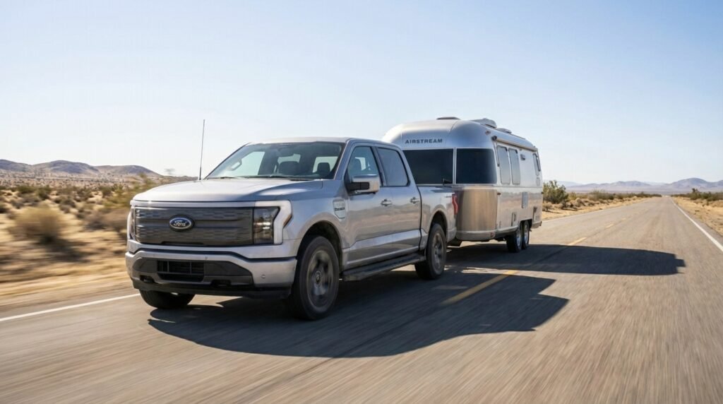 Ford F-150 Lightning Towing Capability Test