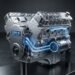 Gen 6 Small Block Hybrid V8 Engine Cutaway