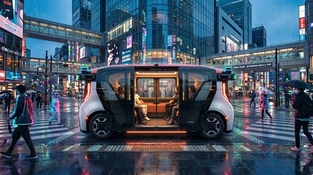 Cruise Origin Autonomous Robotaxi Vehicle