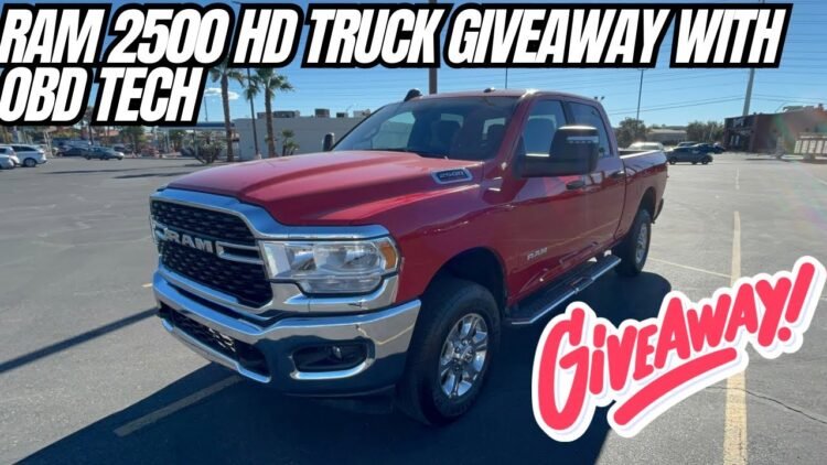 Win a 2024 Ram 2500 Big Horn Heavy Duty Truck in New Giveaway