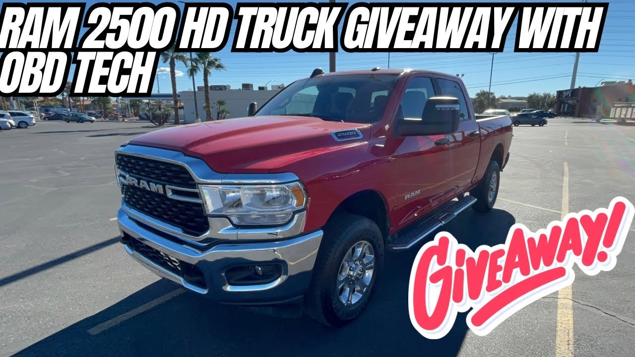 Win a 2024 Ram 2500 Big Horn Heavy Duty Truck in New Giveaway