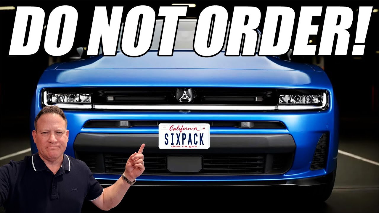 Why You Must Not Order the New Dodge Charger Six Pack Right Now