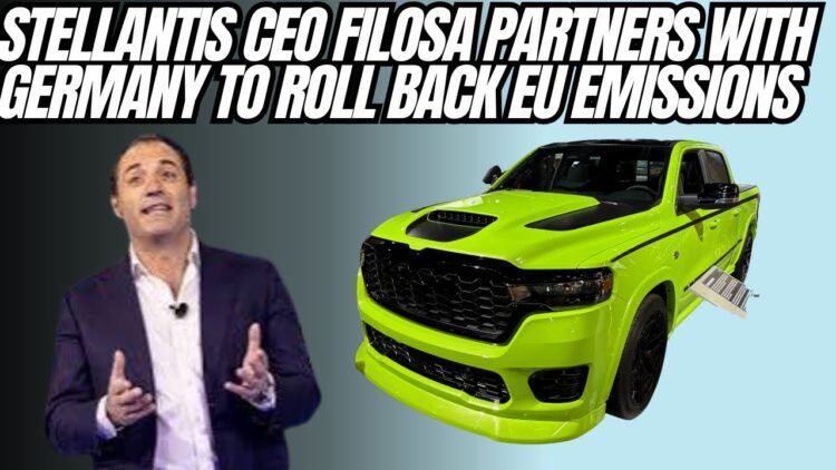 Stellantis CEO Antonio Filosa Joins Germany To Fight Unrealistic EU Emissions