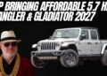 Jeep Bringing Affordable 5.7L V8 to Wrangler and Gladiator for 2027