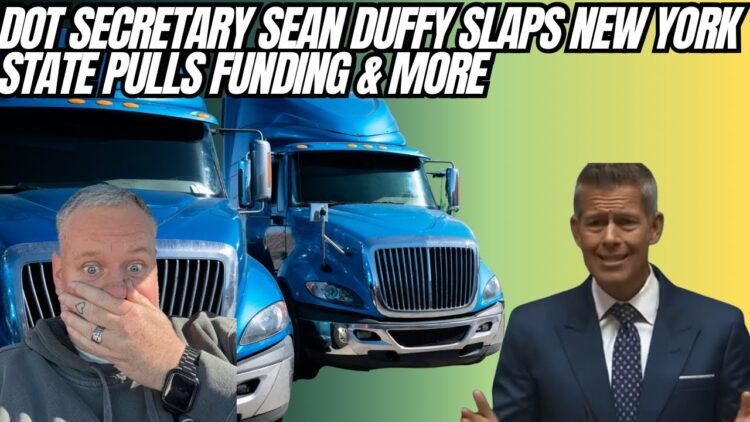 New York Gets Funding Pulled As DOT Secretary Sean Duffy Has Had Enough Of Illegal CDL Games.